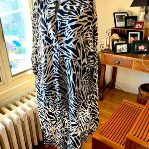 H&M sz large animal print dress